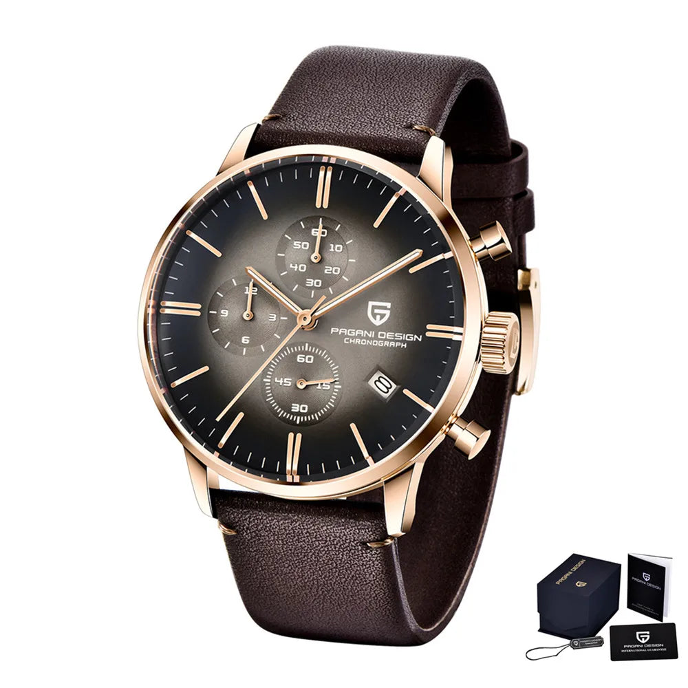 PAGANI DESIGN Men’s Multifunction Chronograph Quartz Watch VK67 PD-2720