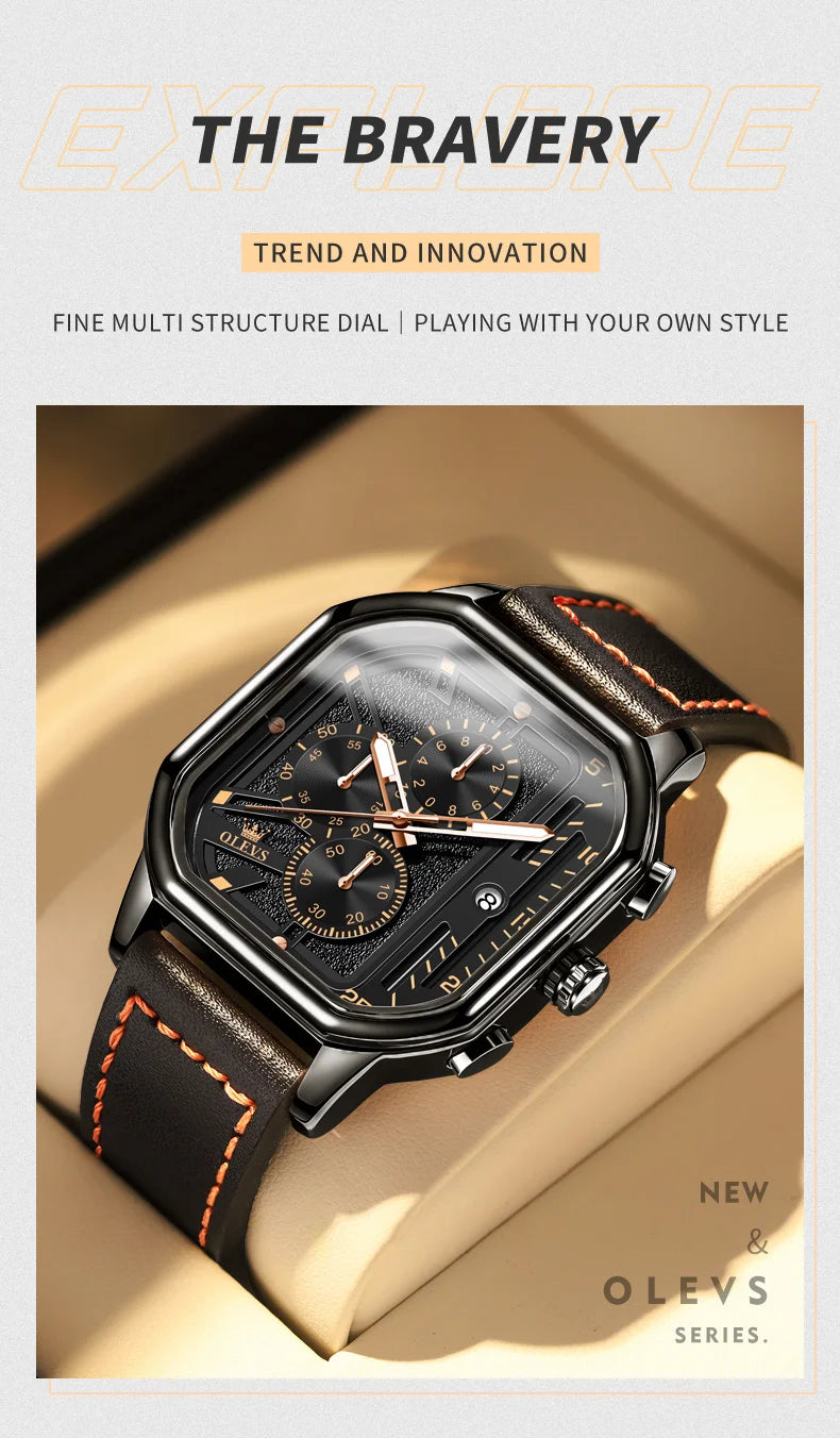 OLEVS 9950 Multi Functional Men's Quartz Watch