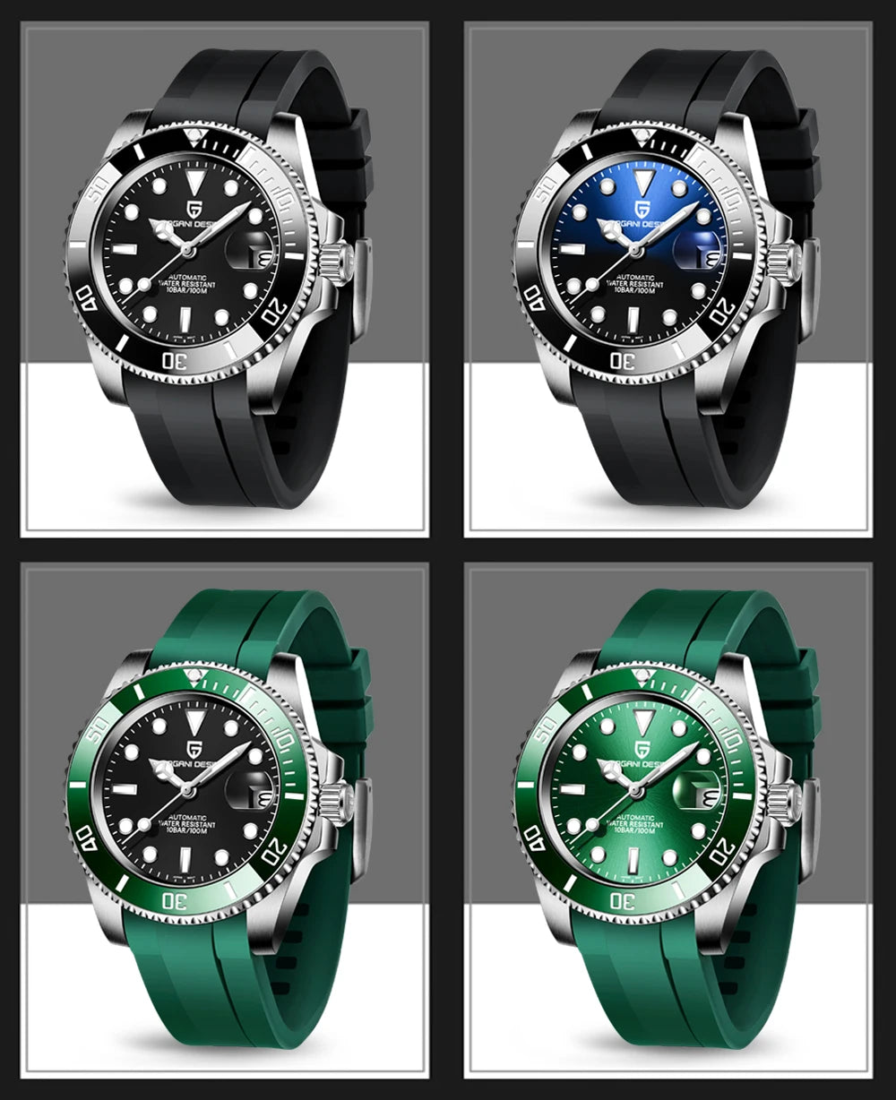 PAGANI DESIGN NH36 Automatic Mechanical Sport Watch 2025 PD-1661