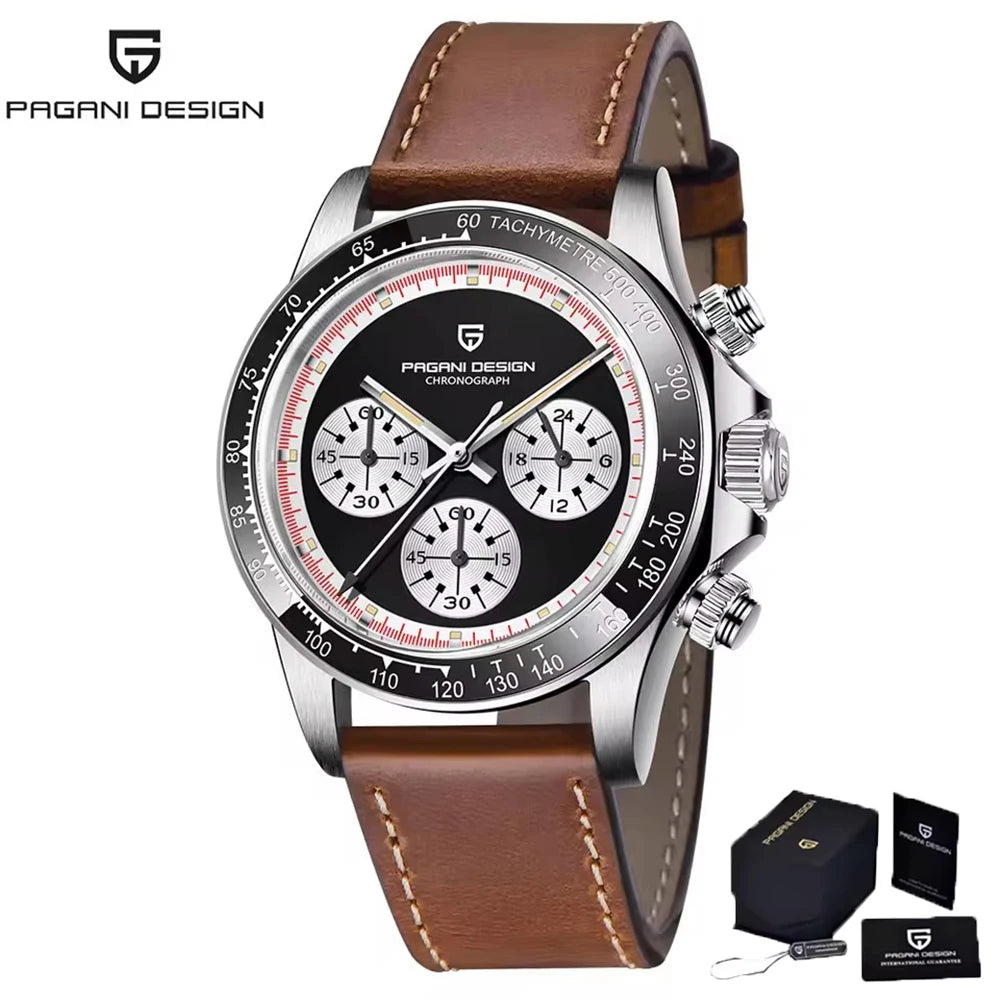 PAGANI DESIGN Panda Chronograph Quartz Watch VK63 2025