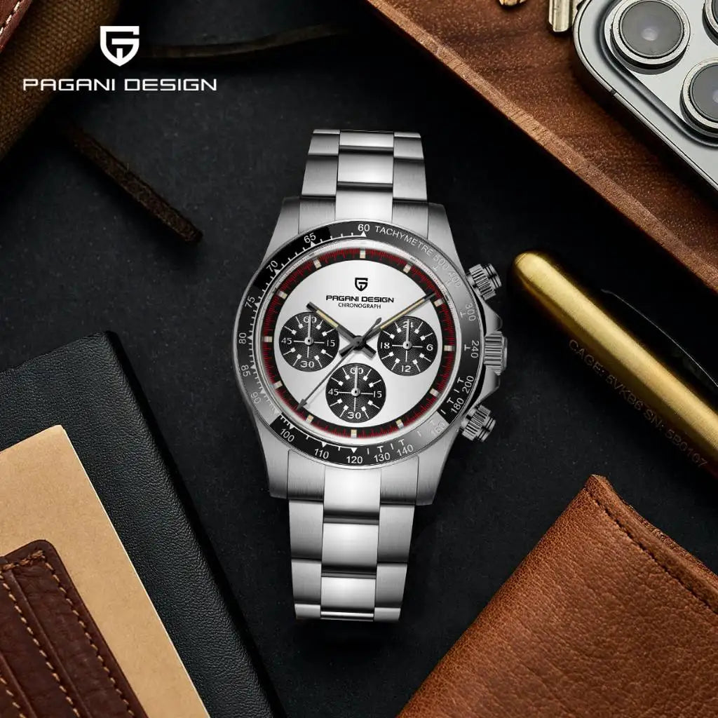 PAGANI DESIGN Panda Chronograph Quartz Watch VK63 2025
