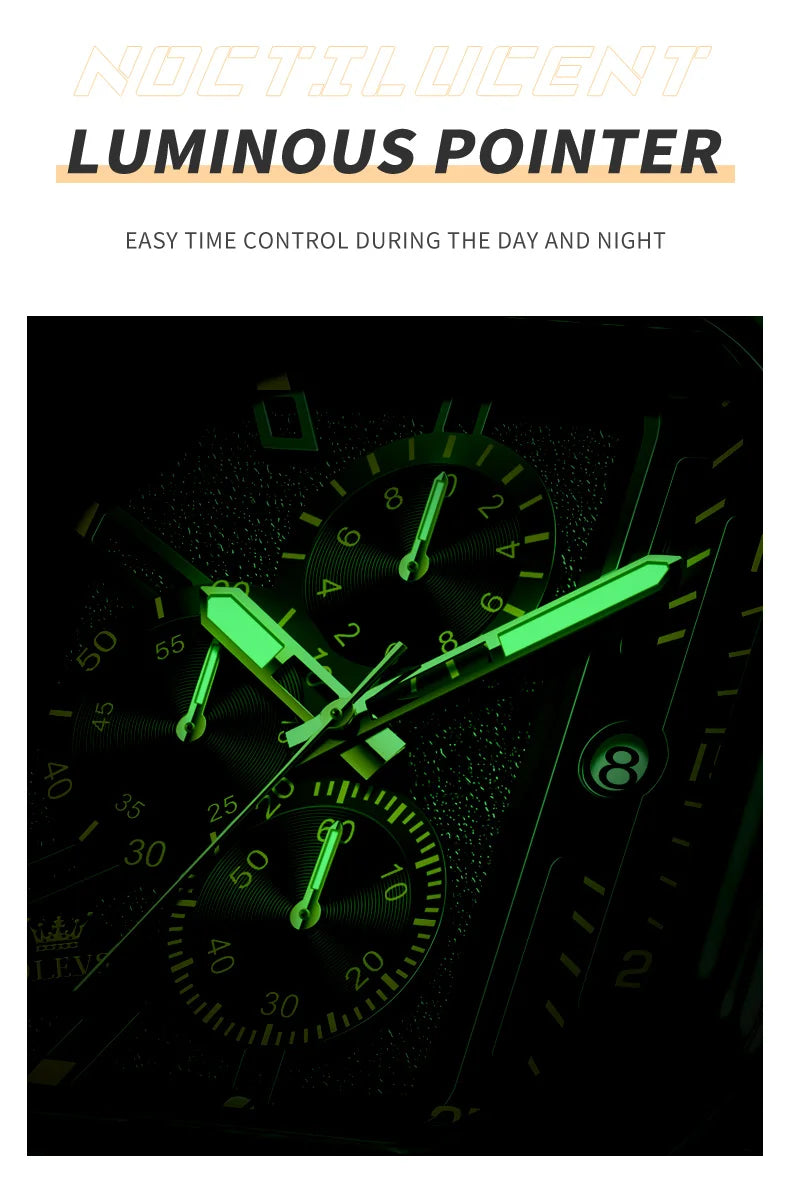 OLEVS 9950 Multi Functional Men's Quartz Watch