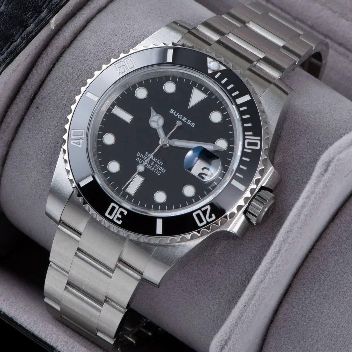 SUGESS Diver Automatic Mechanical Watch NH35 SUBM-001