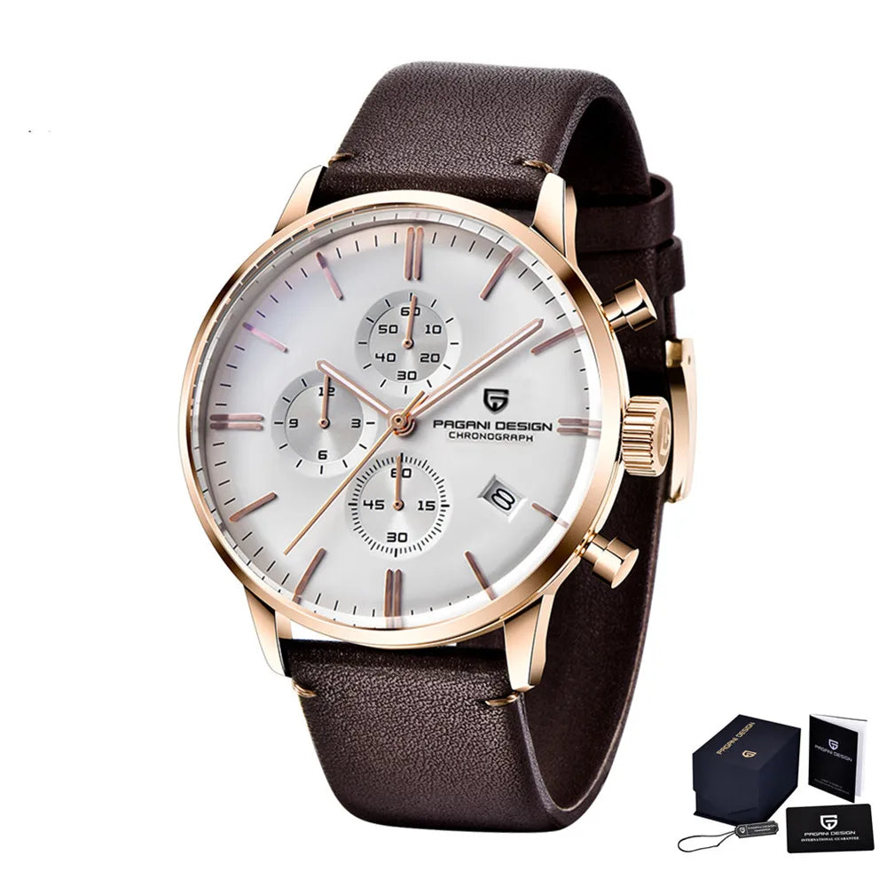 PAGANI DESIGN Men’s Multifunction Chronograph Quartz Watch VK67 PD-2720