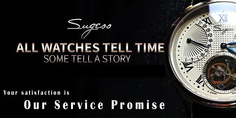 SUGESS Pilot Mechanical Chronograph Moonphase Calendar Watch ST1908