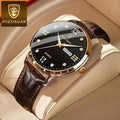 POEDAGAR Business Style Men's Wrist Watch - Swiss Quartz Movement